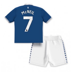 Everton Dwight McNeil #7 Koszulka Podstawowych Dziecięca 2023-24 Krótki Rękaw (+ Krótkie spodenki)